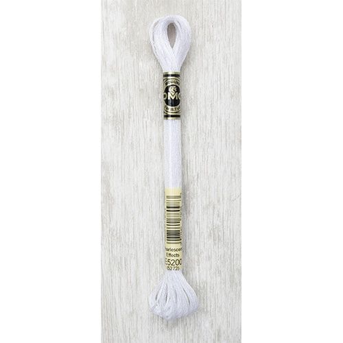 DMC Stranded Cotton Skein 8m Light Effects Colour E5200 White