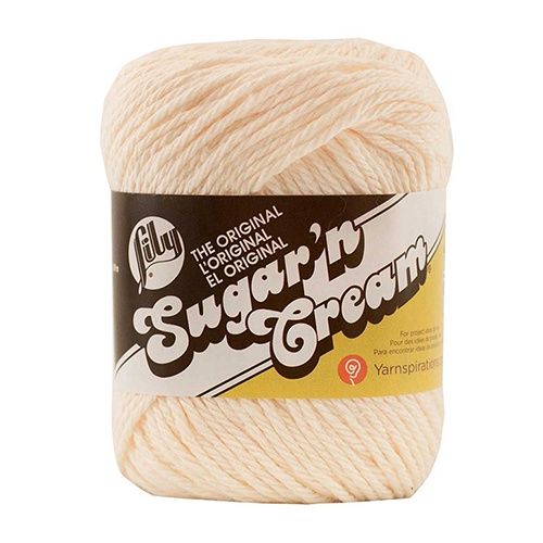 Lily Sugar n Cream 10ply Cotton Colour Soft Ecru