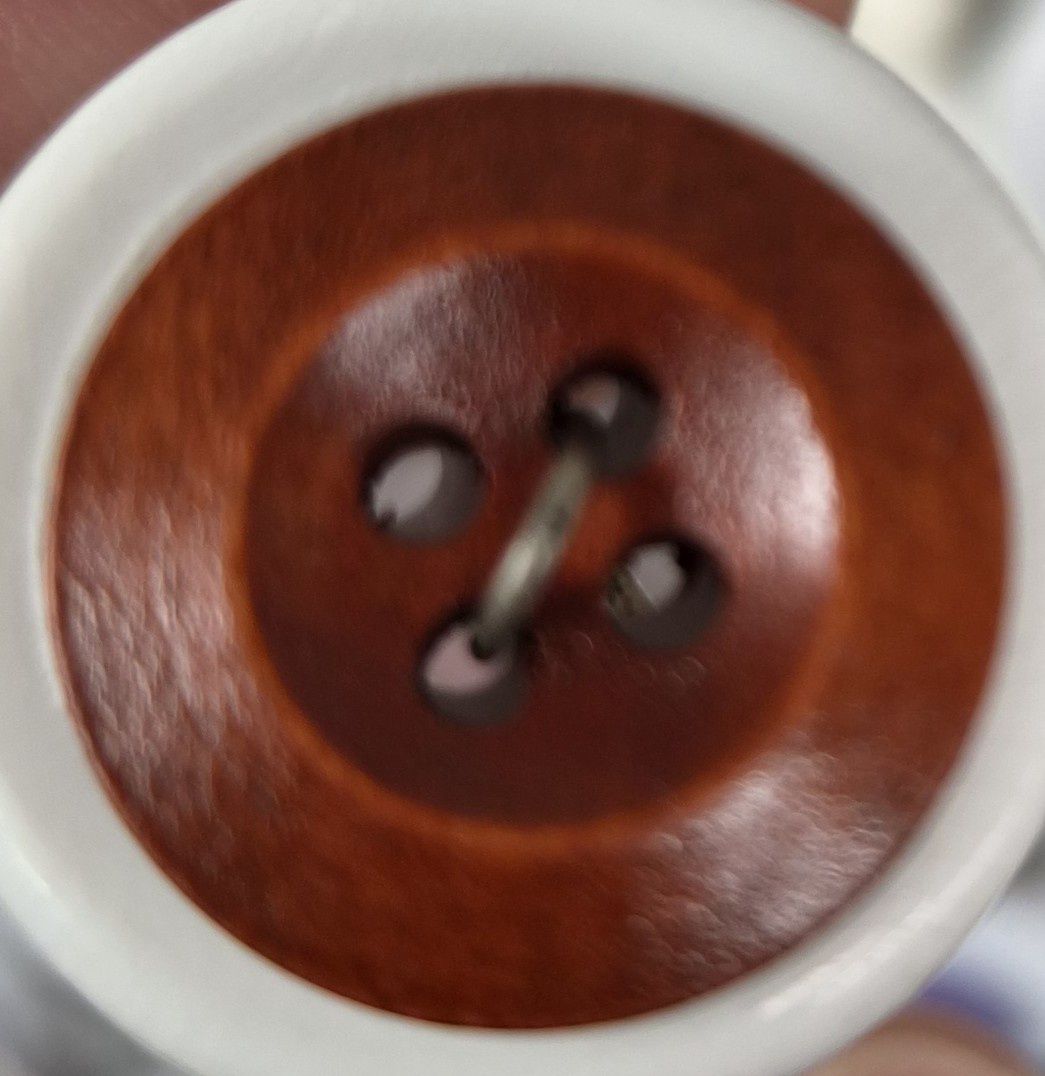 Naty Notions Brown 18mm button