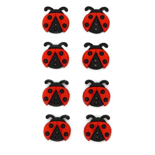 Creative Button Pack - Sew Cute Ladybugs