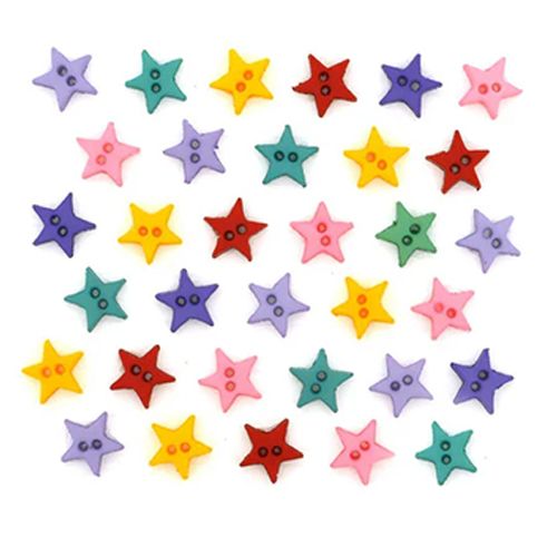 Creative Button Pack - Micro Mini Stars Flirt