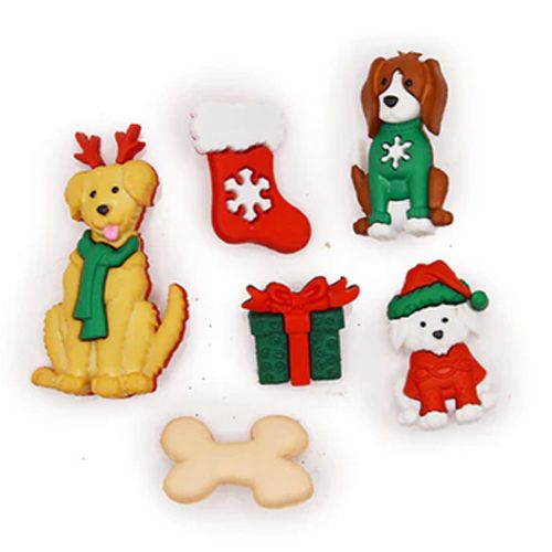 Creative Button Pack - Feliz Navidog