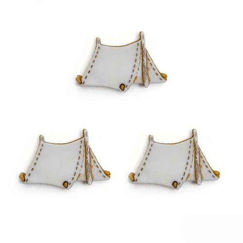 Creative Button Pack - Camping Tent