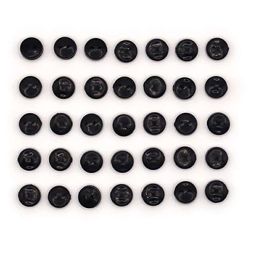 Creative Button Pack - Tiny Black Buttons