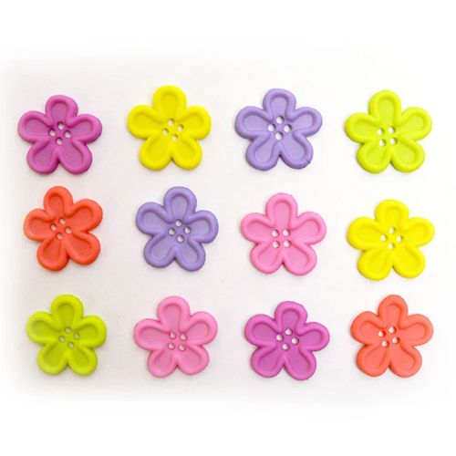 Creative Button Pack - Sew Thru Posies