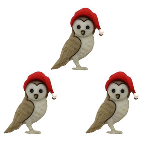 Creative Button Pack - Woodland Owl