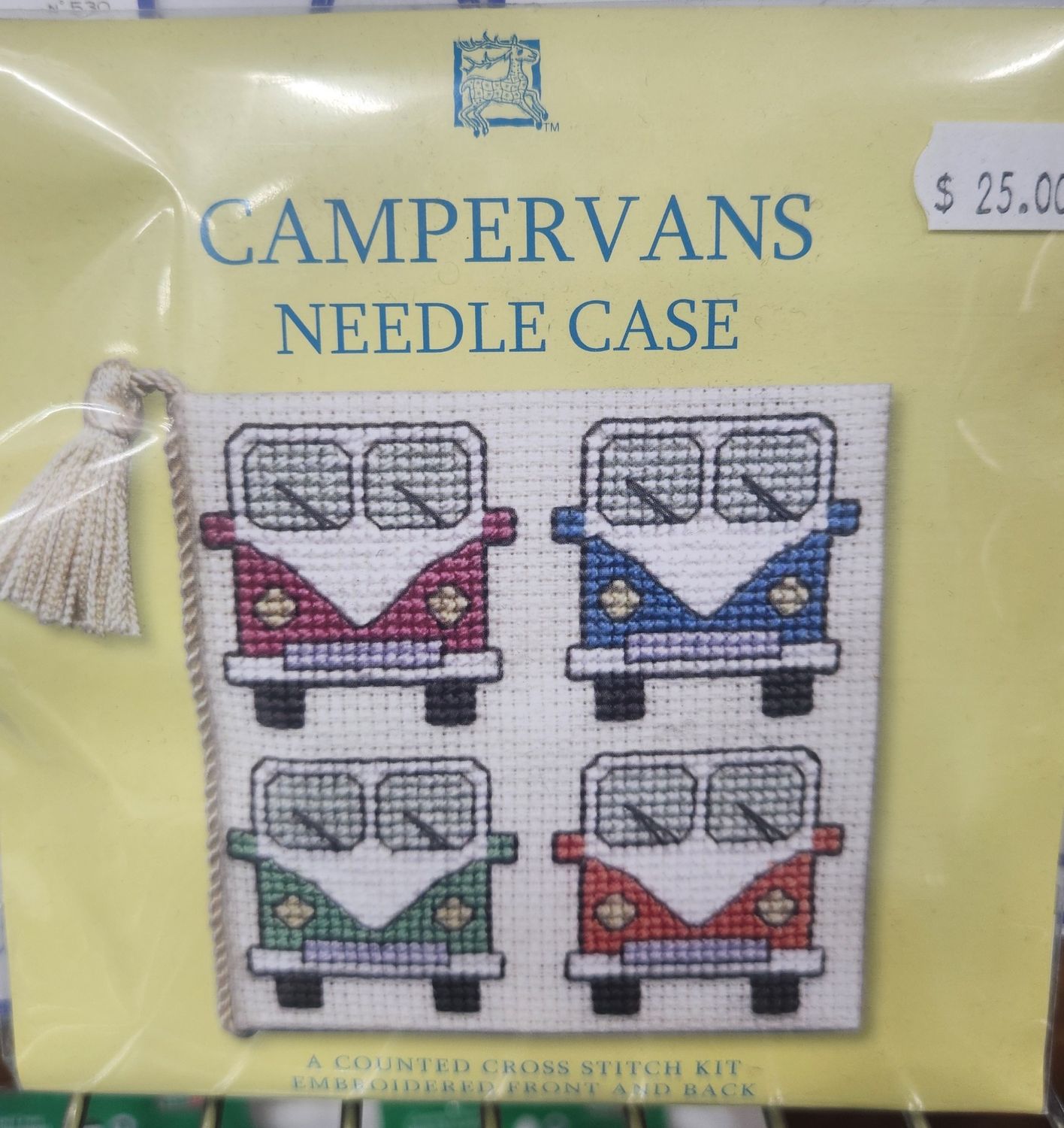 Cross Stitch Kit - Campervan Needle Case