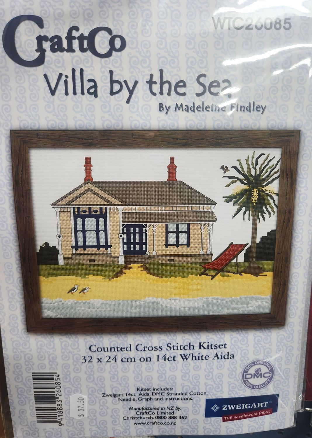 Cross Stitch Kit Villa by the Sea