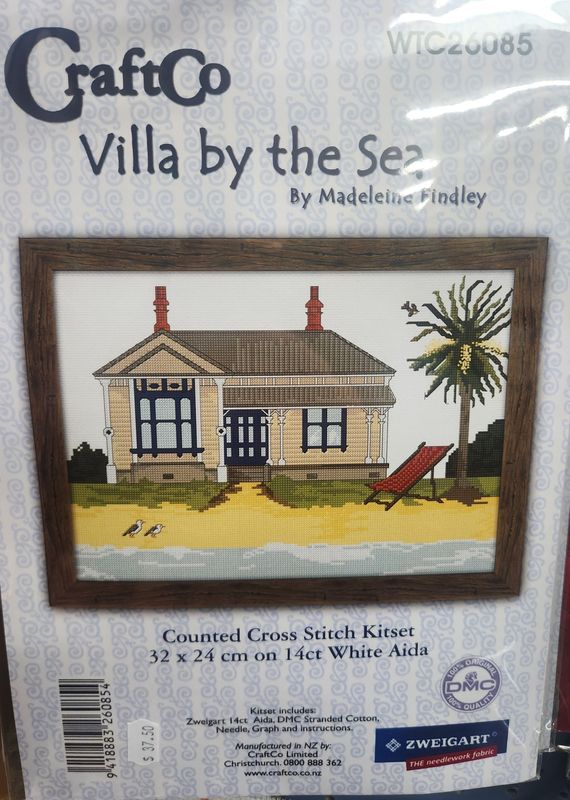 Cross Stitch Kit Villa by the Sea