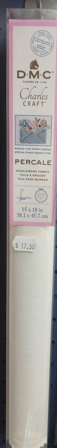 DMC Punch Needle Cotton 38 x 45cm White 