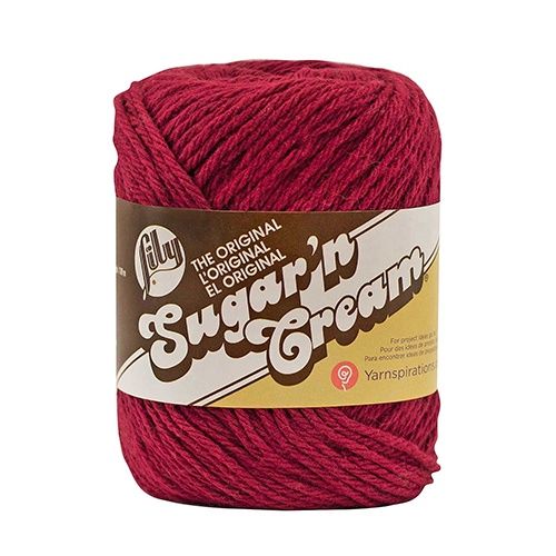 Lily Sugar n Cream 10ply Cotton Colour Wine