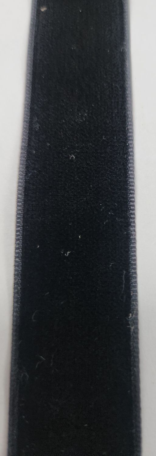 Black velvet Ribbon 22mm Width, Price per metre