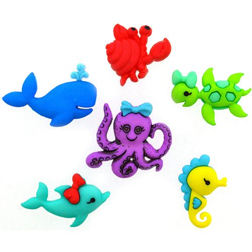 Creative Button Pack - Ocean's Alive
