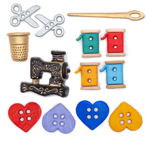 Creative Button Pack - For The Love Of Quilting