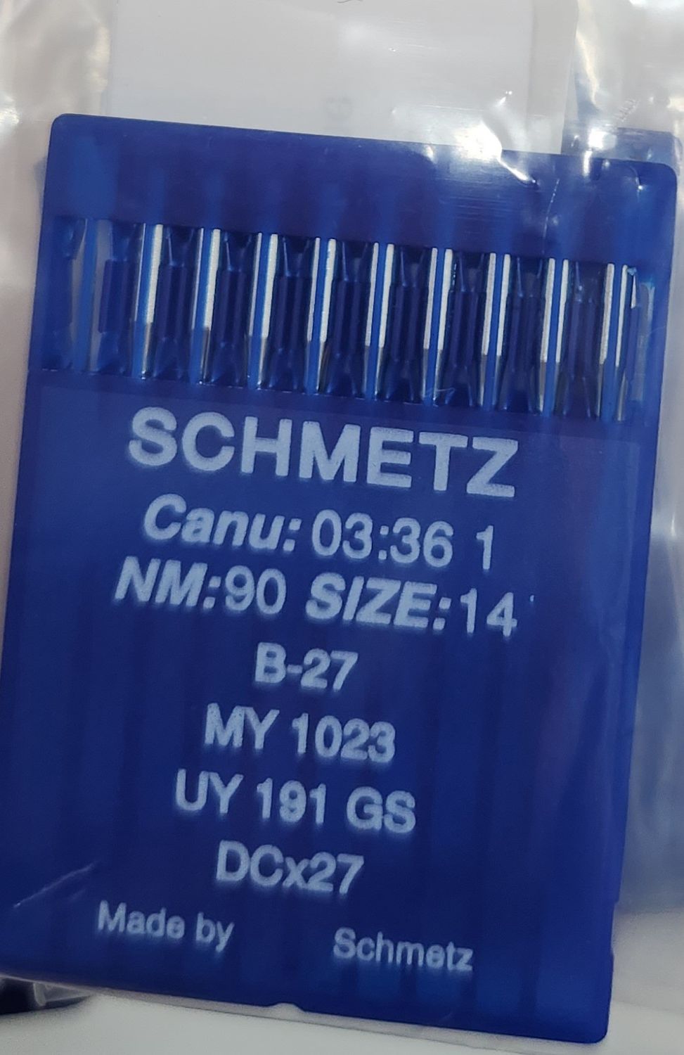Schmetz Overlocker Needles - Size 14 B27