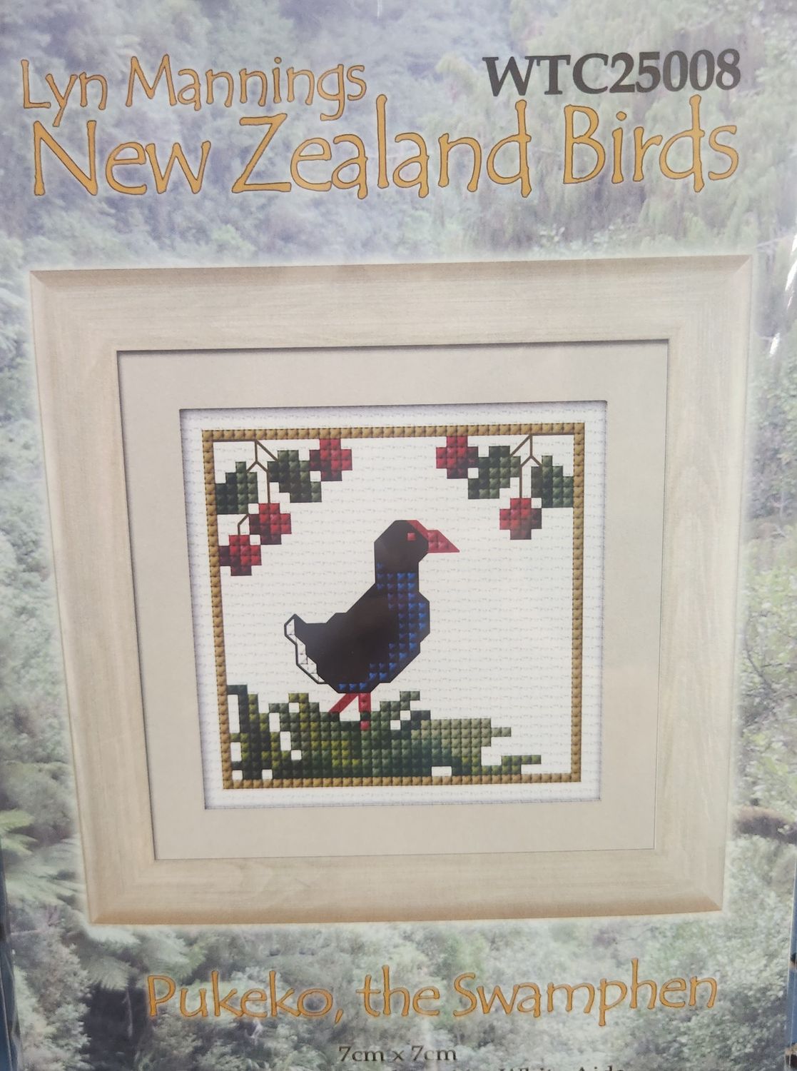 Cross Stitch Kit - Pukeko The Swamphen