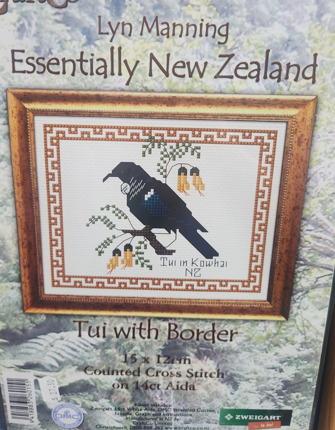 Cross Stitch Kit - Tui with Border