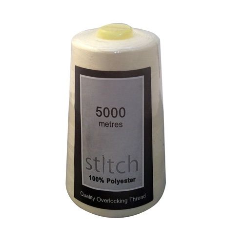 QA &amp; Stitch Sewing Thread 5000m White