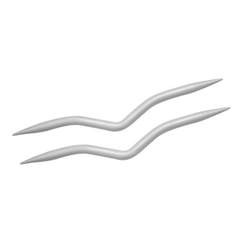 KnitPro Aluminum Cable Needles set of 2. 6.00mm and 8.00mm