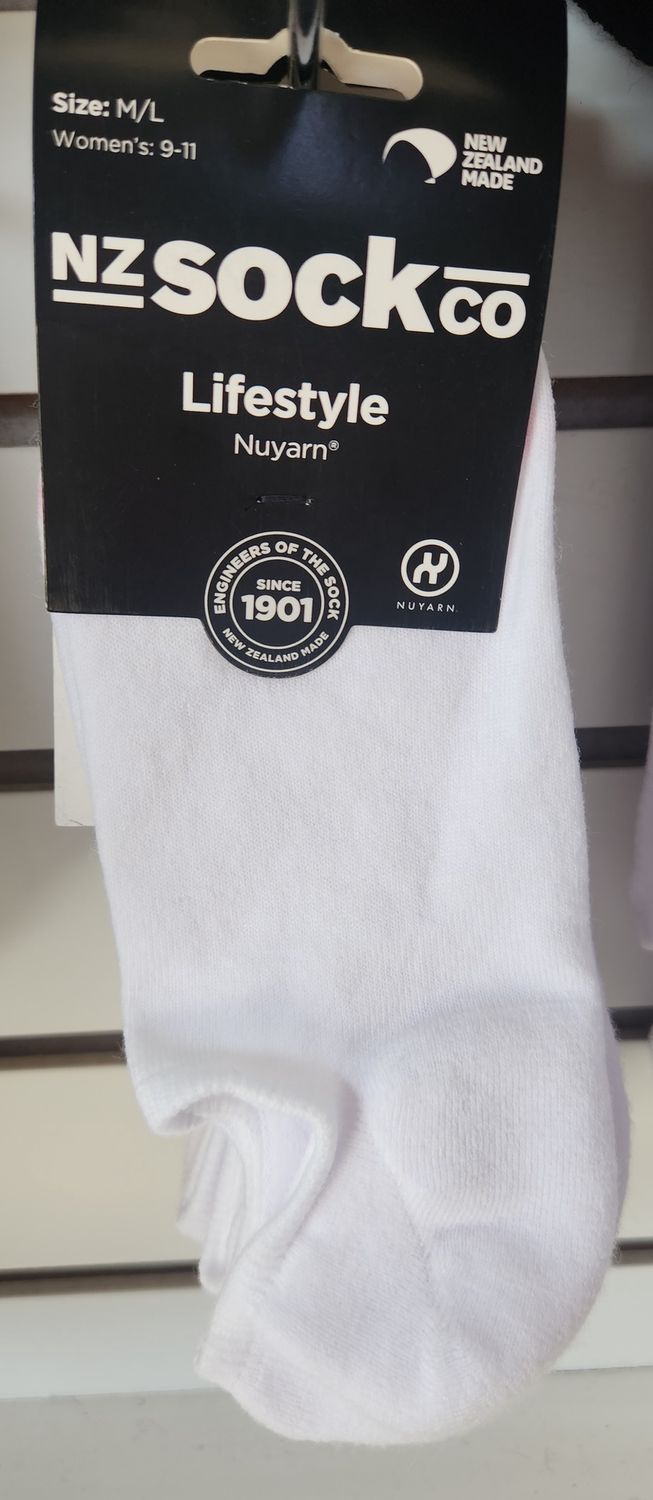 NZ Lifestyle NuYarn Heel &amp; Toe Reinforced Sock F2001 Size M/L
