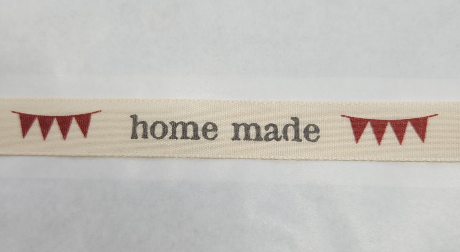 Home Made Single Faced Ribbon 15mm Width, Price per metre
