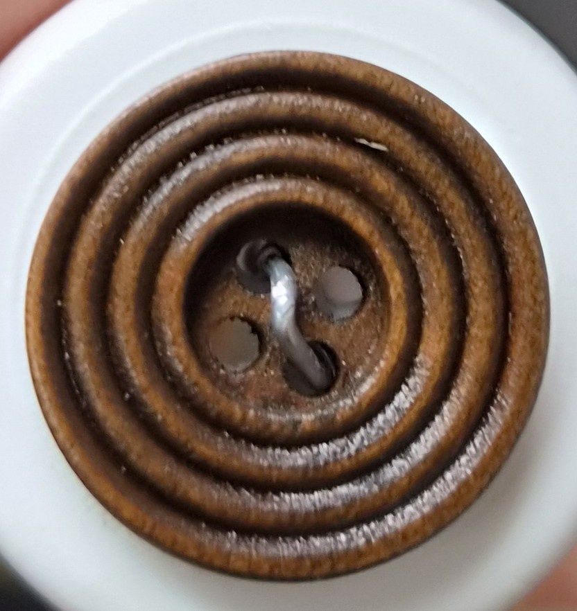 Dark Brown Button 20mm