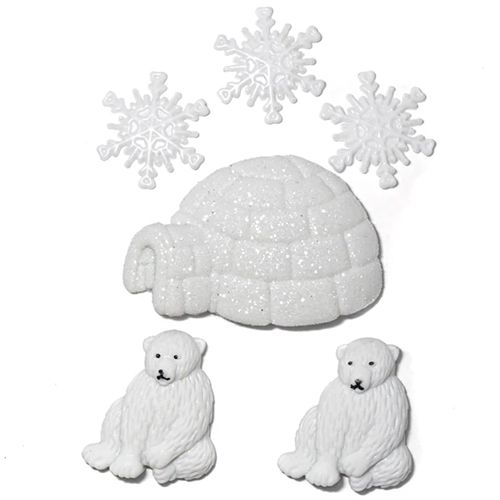 Creative Button Pack - North Pole Fun