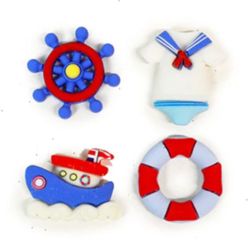 Creative Button Pack - Ahoy Baby