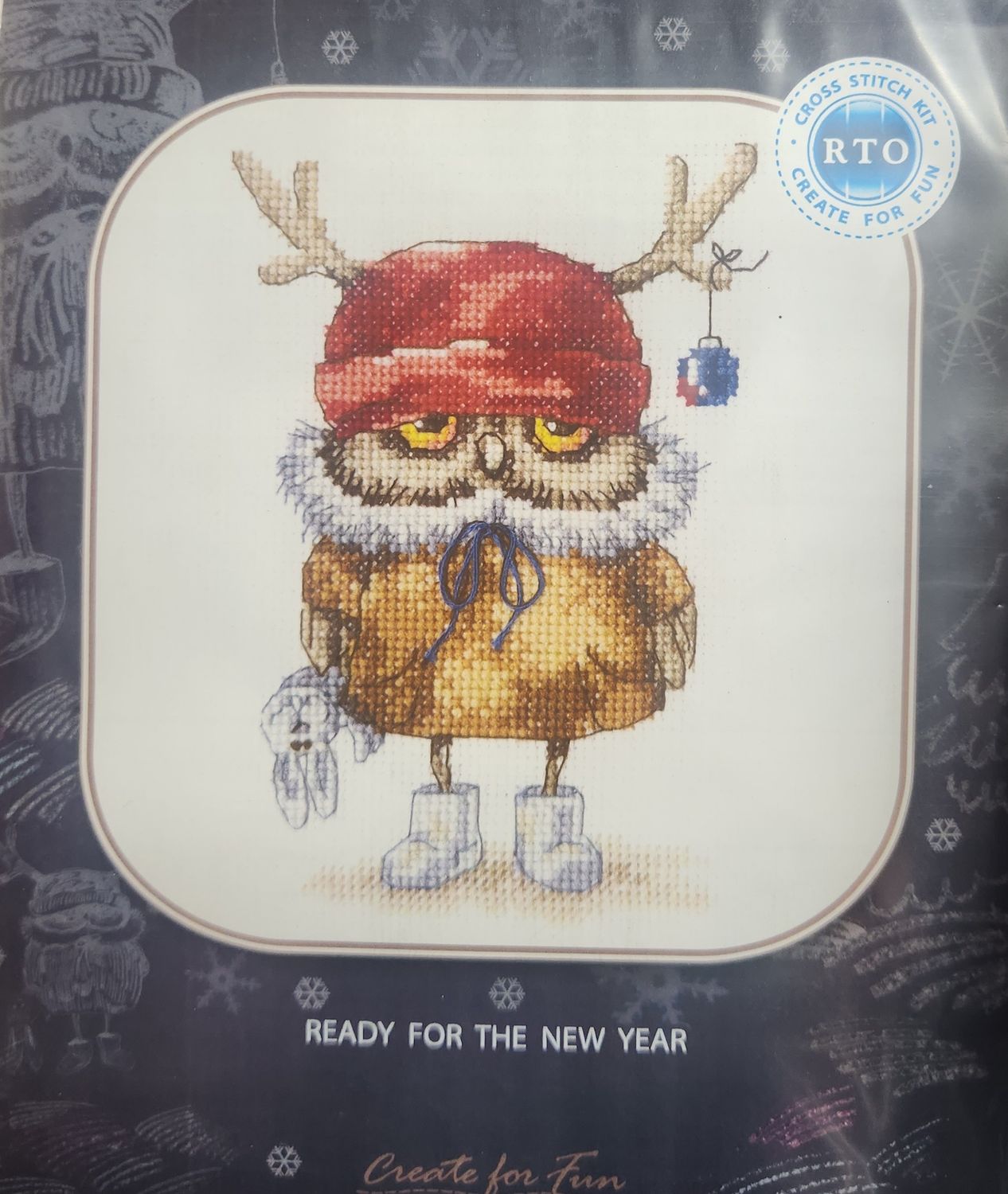 Ready for the New Year Cross Stitch Kit