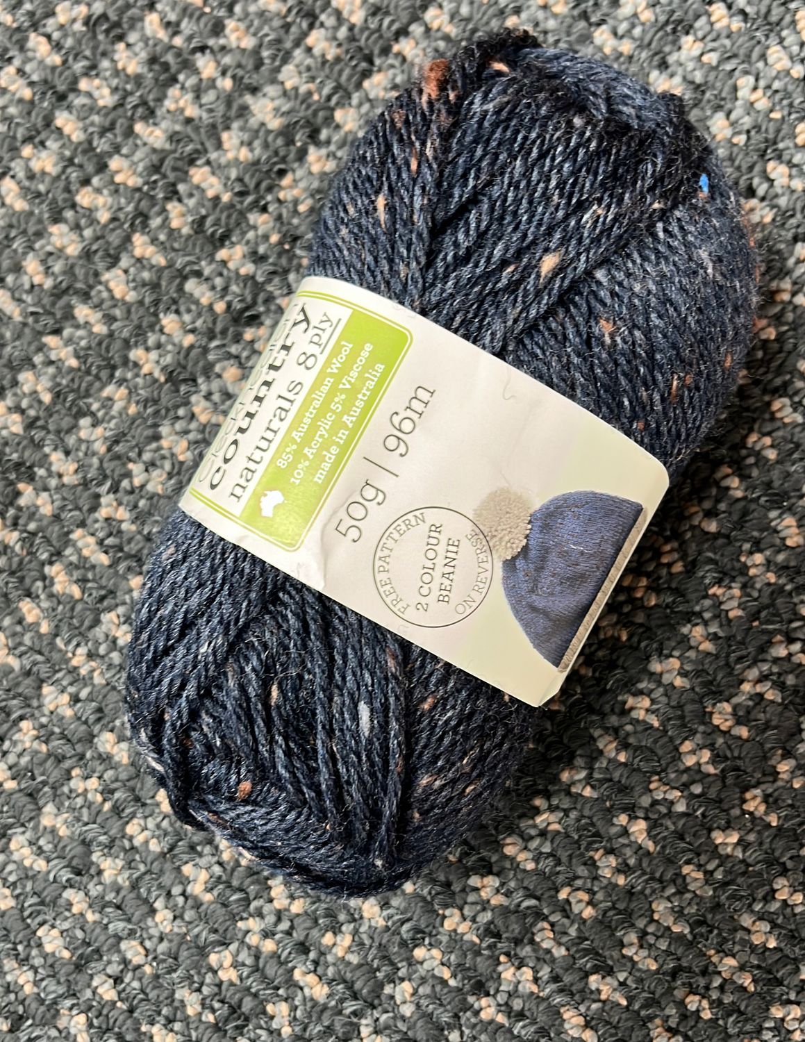 Cleckheaton: Country Naturals 8 Ply 50grm (96m) - 1812