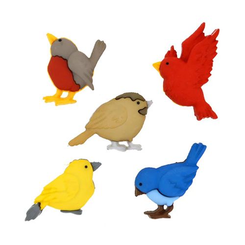 Creative Buttons Feathered Friends