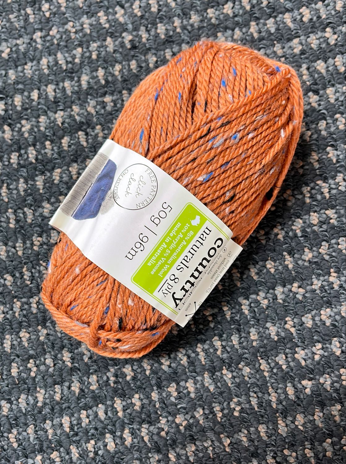 Cleckheaton: Country Naturals 8 Ply 50grm (96m) - 2007