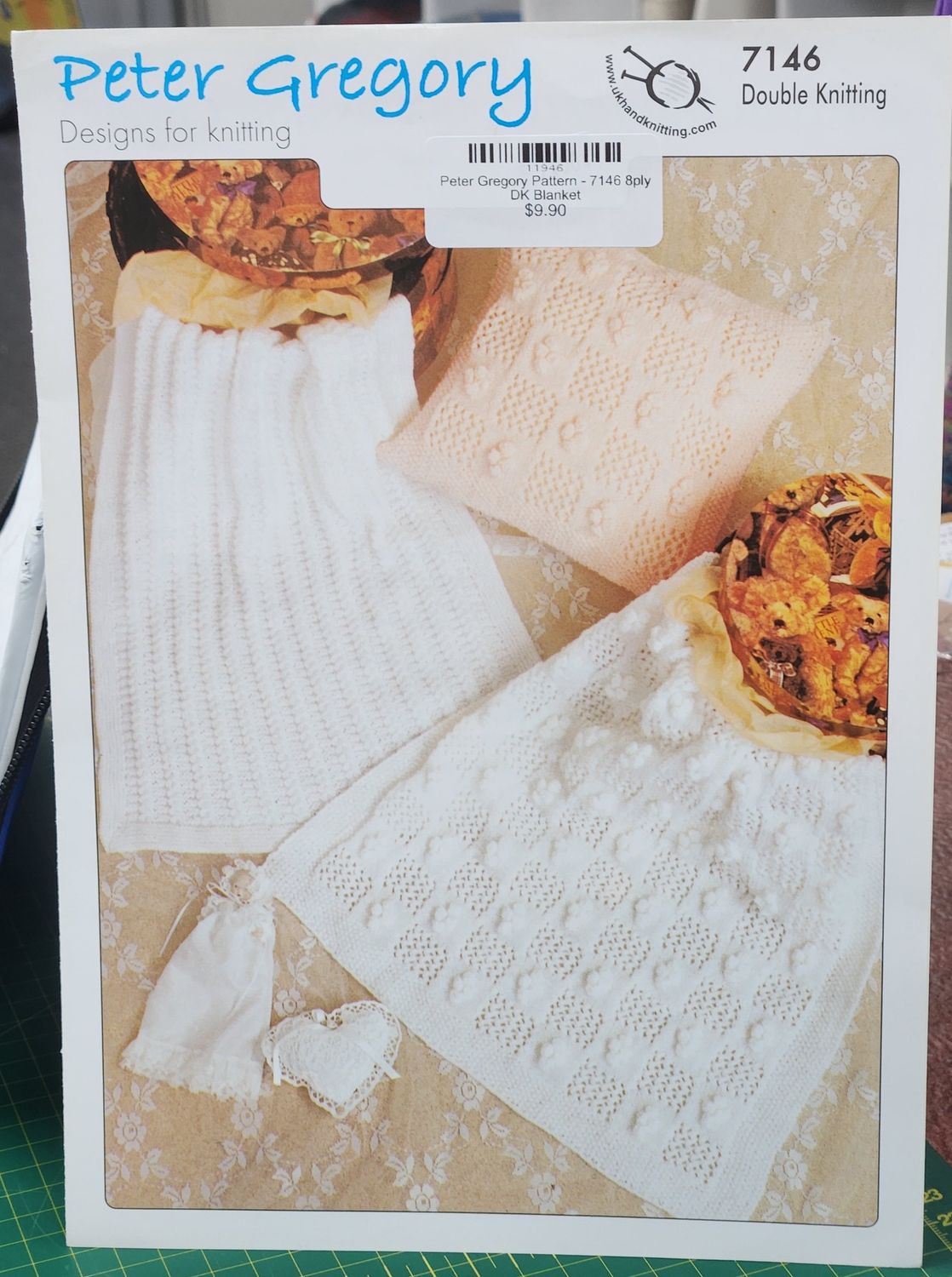 Peter Gregory Pattern - 7146 8ply DK Blanket
