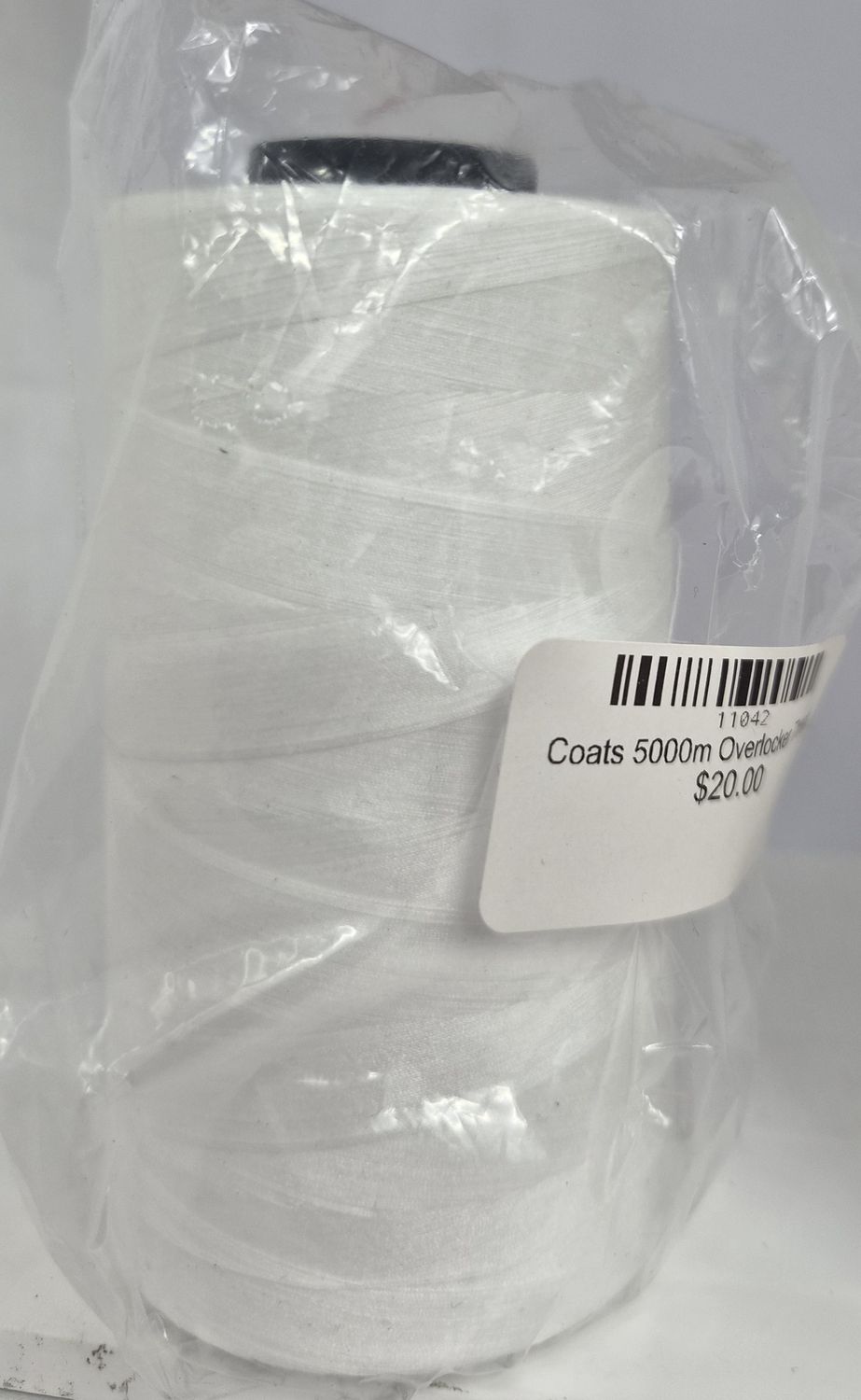 Coats 5000m Overlocker Thread Colour White