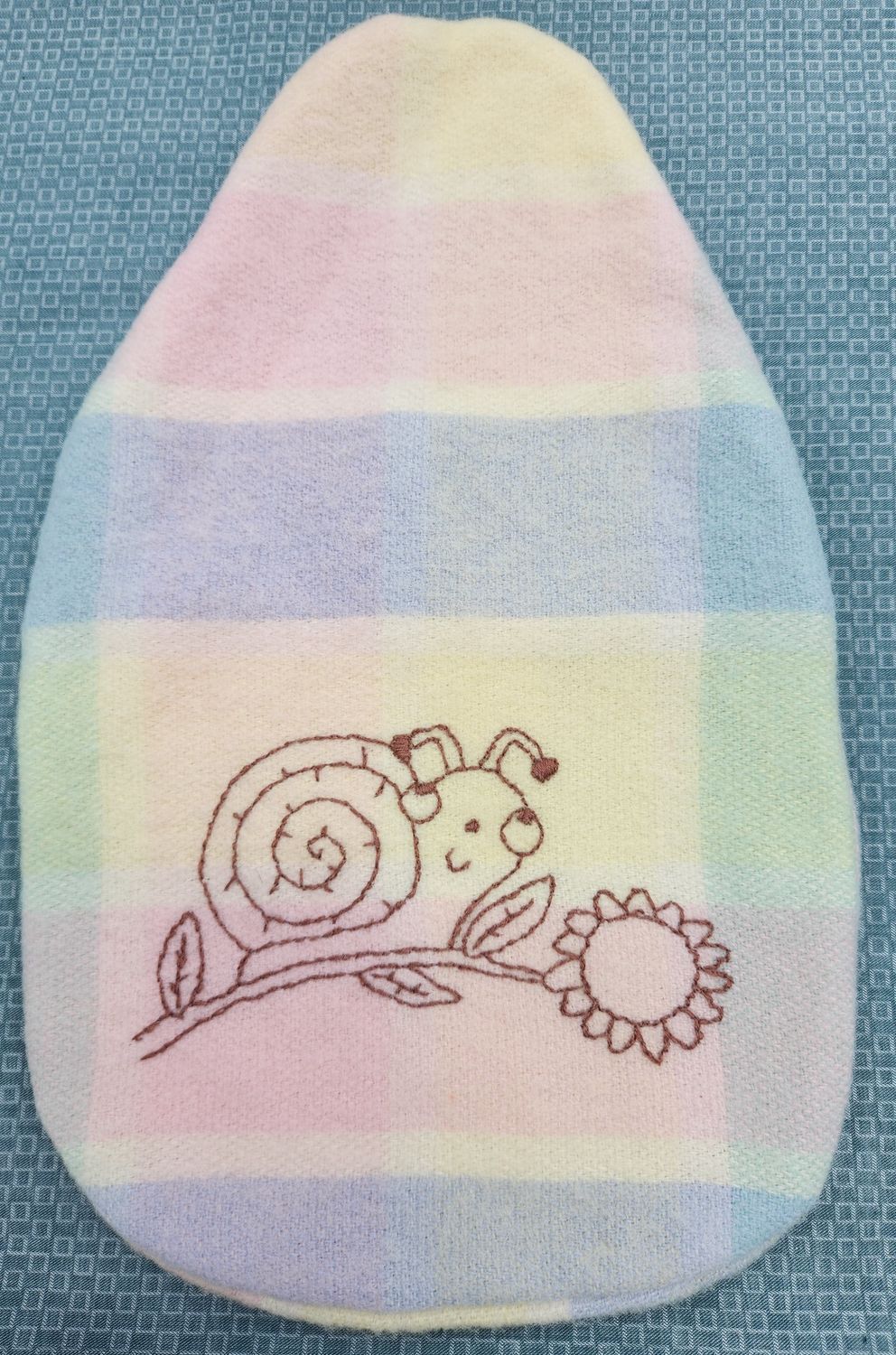 Hot Water Bottle Cover - Snail Flower