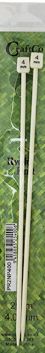 Kwik Knit Plastic Single Point Needles 25cm Long 4.5mm