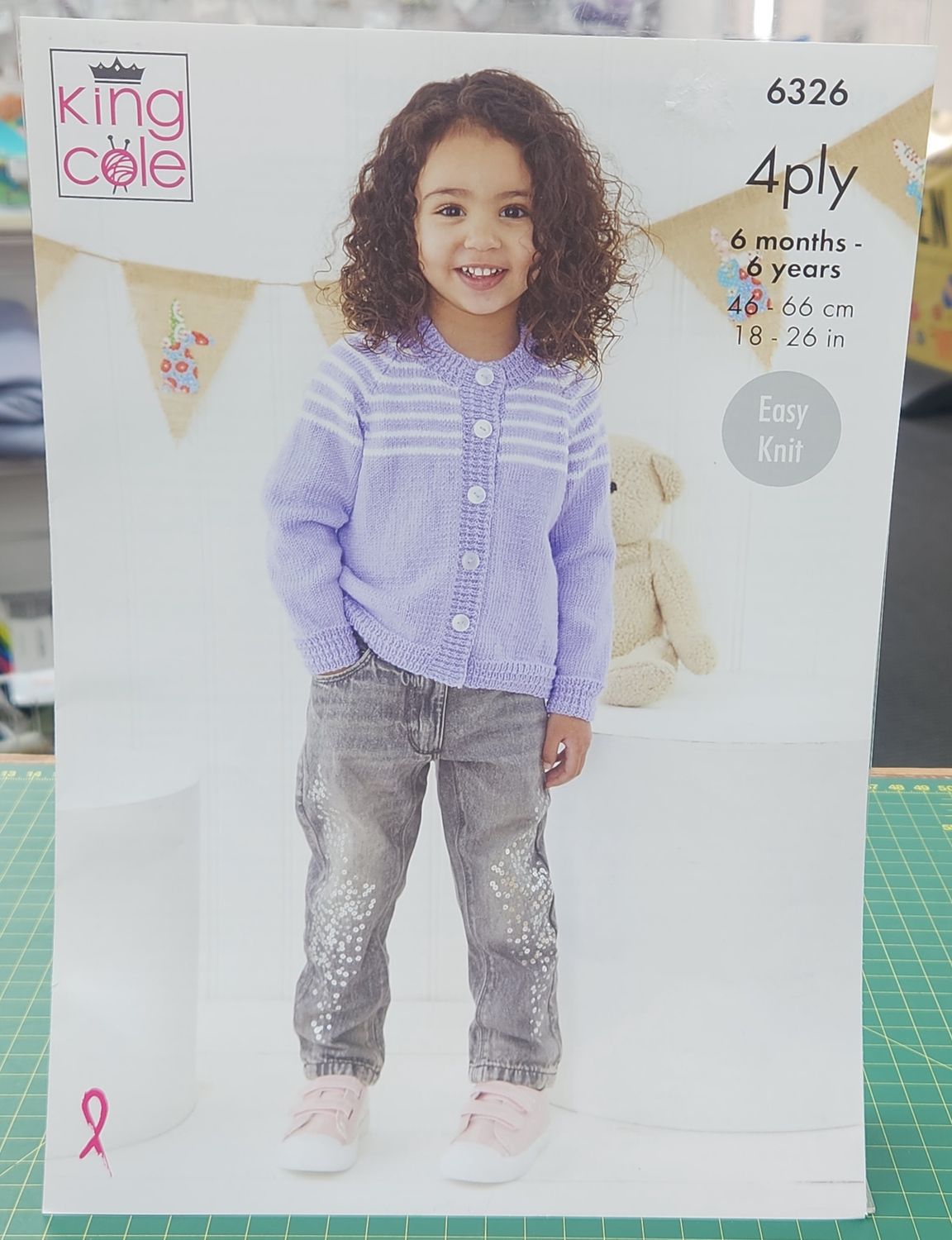 King Cole Pattern 6326 4ply 46-66cm