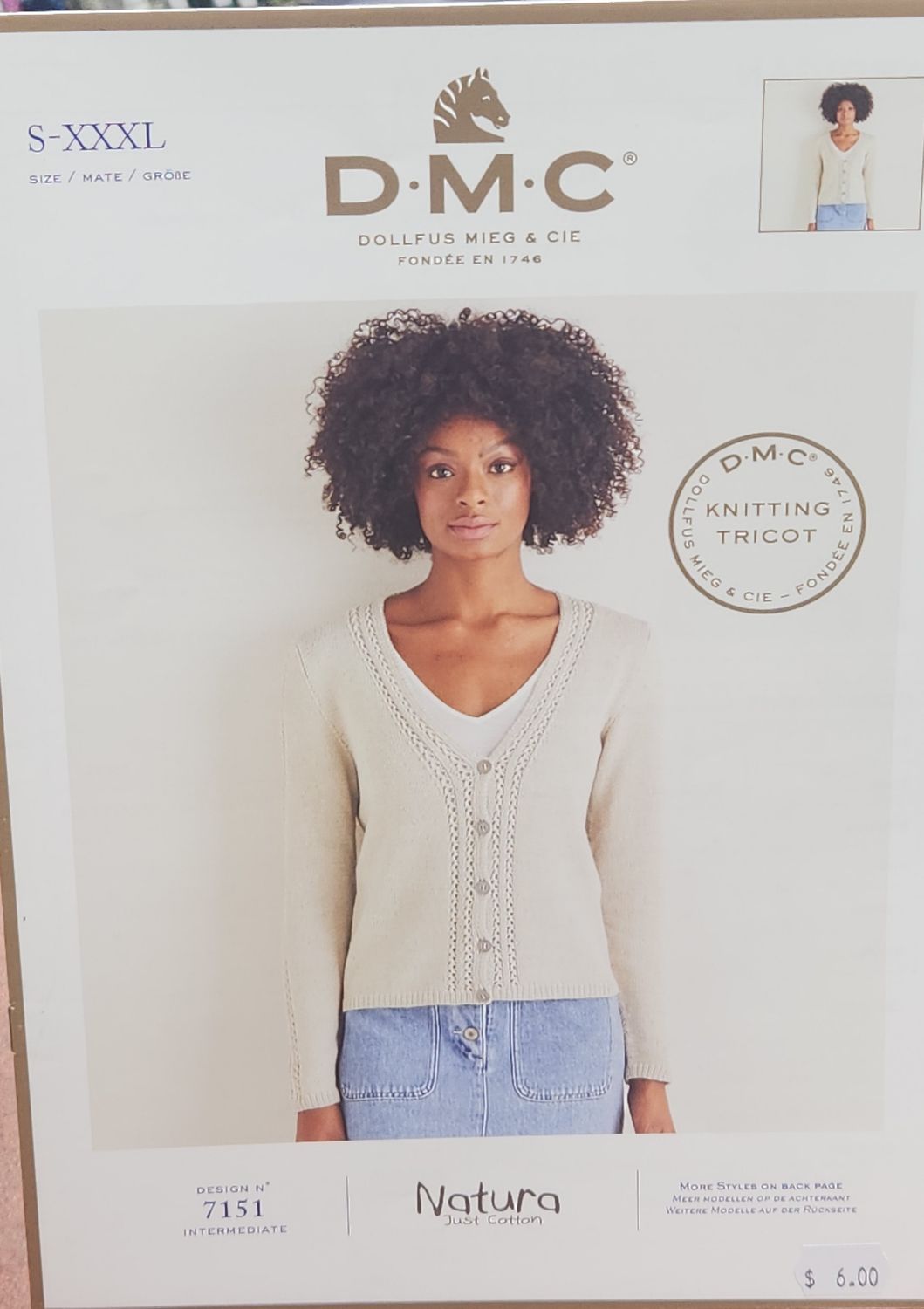 Dmc natura cotton pattern 7151