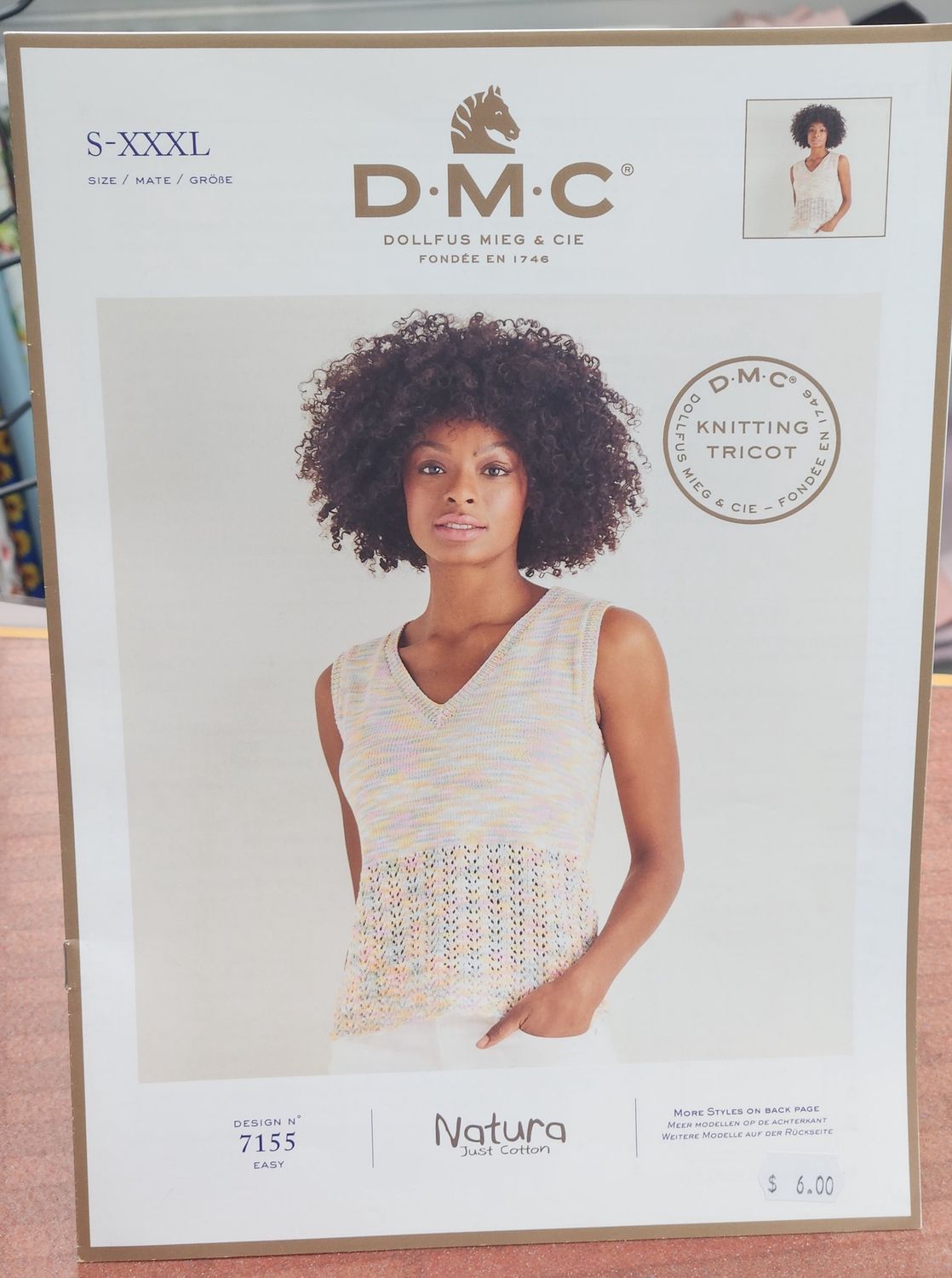 Dmc cotton pattern 7155