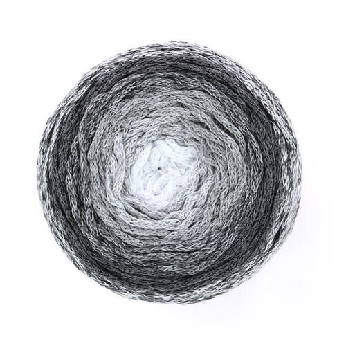 Hoooked Wavy Blends 12ply Cotton - Colour Silver White