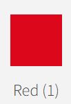 Poly Cotton Piping, Colour Red, Priced per Metre