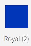 Nylon Webbing, 25mm Wide, Colour Royal, Cut Per Metre