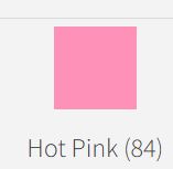 Tape Acrylic Herringbone 25mm Wide, Colour Hot Pink, Priced per Metre
