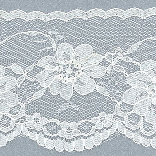 Nylon Lace White 50mm, Price Per Metre