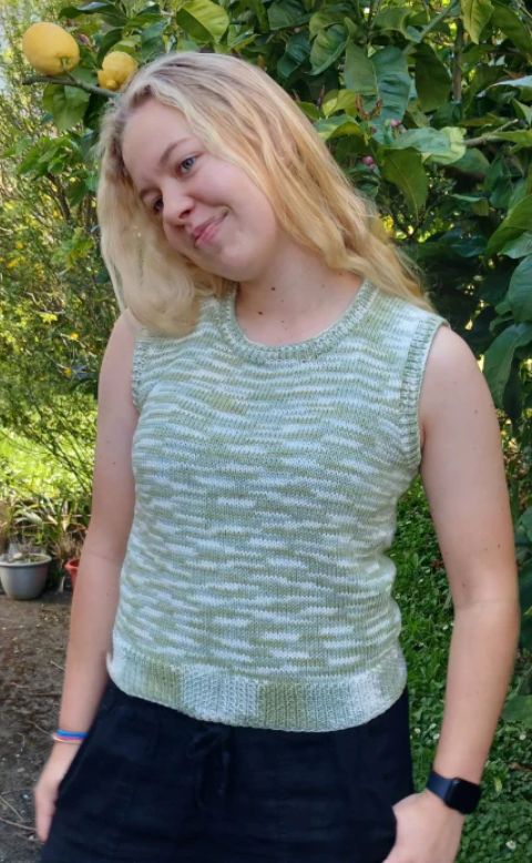 Countrywide Pattern - Soft Cotton DK 8ply Ladies Vest P434