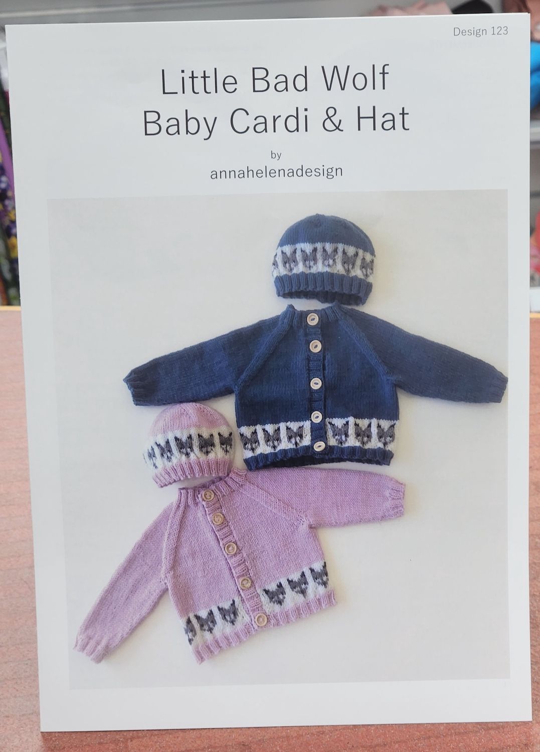 Little Bad Wolf Baby Cardi &amp; Hat Pattern