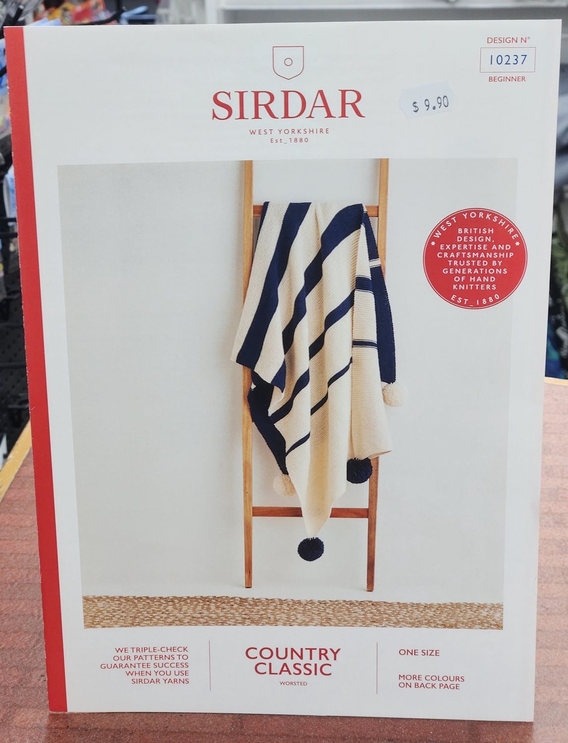 Sirdar 10ply Worsted Blanket Pattern 10237