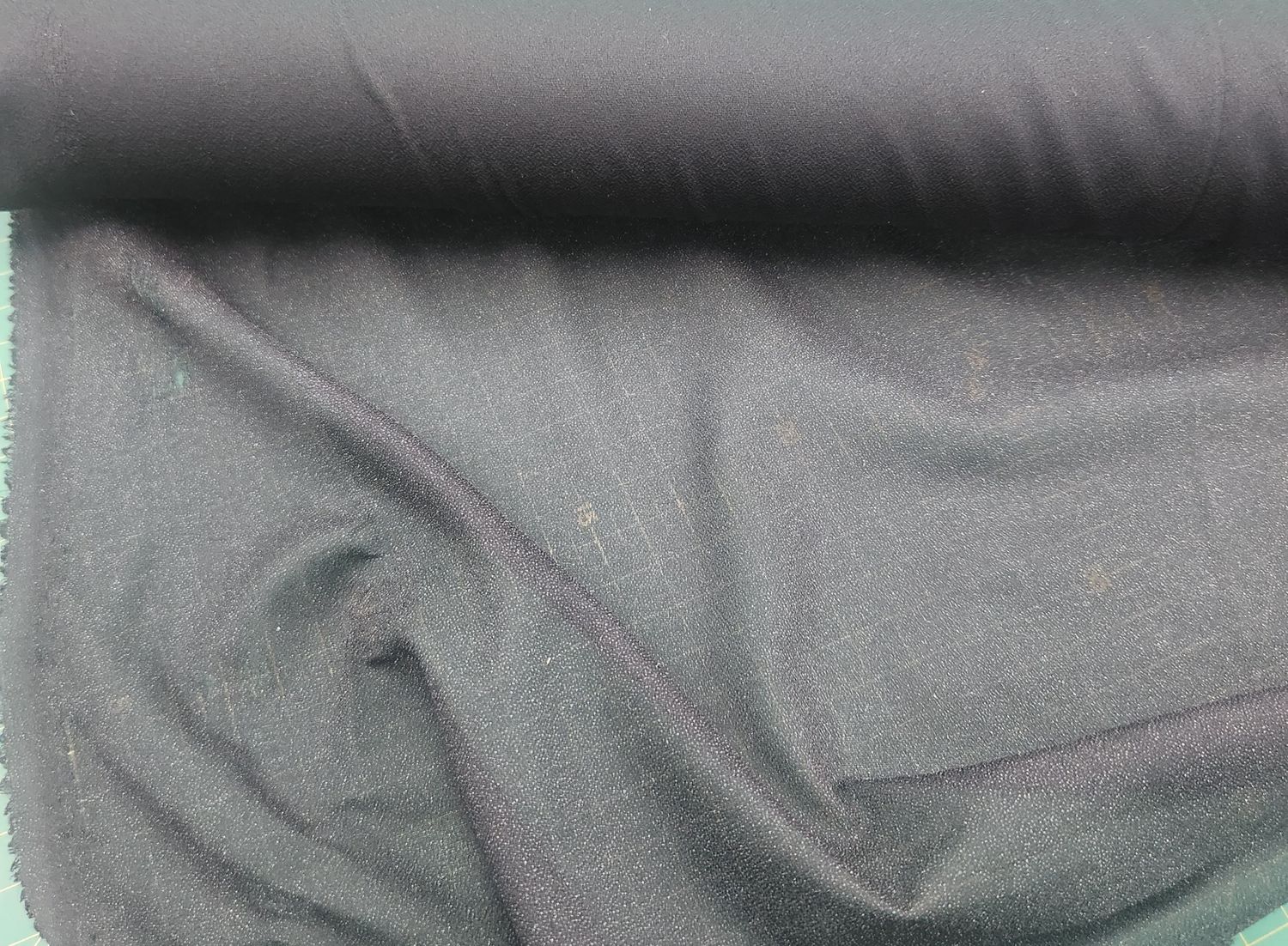 Knit Stretch Interfacing Iron on Black ME9701, 150cm Wide, Cut Per Metre
