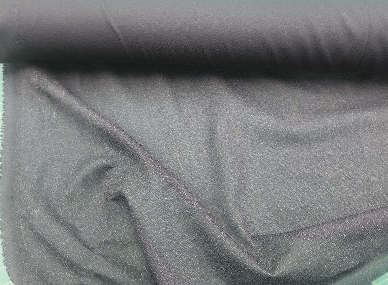 Knit Stretch Interfacing Iron on Black ME9701, 150cm Wide, Cut Per Metre