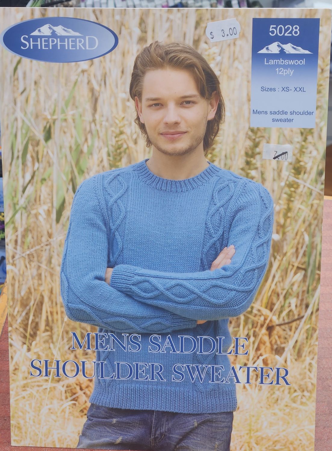 Shepherd Pattern - Men's Saddle Shoulder Sweater